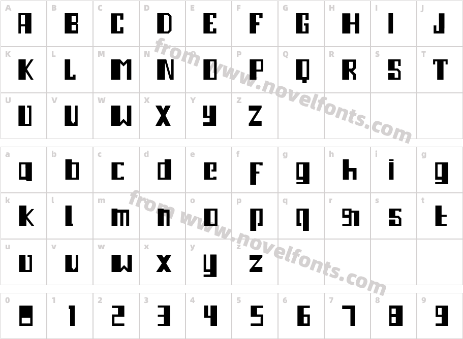 AmpleserCharacter Map