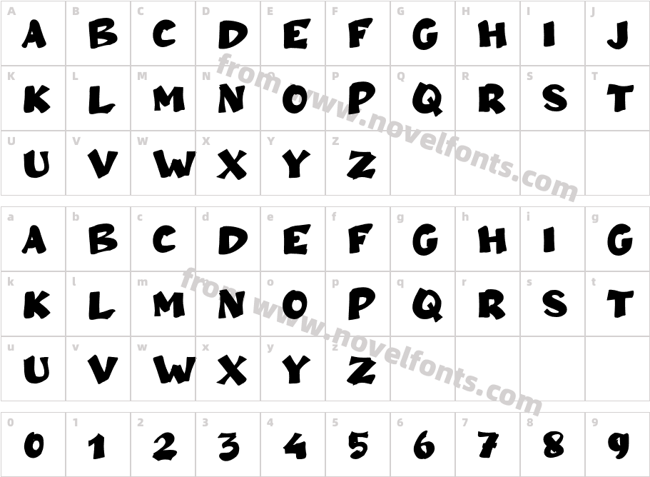 Ampun BangCharacter Map