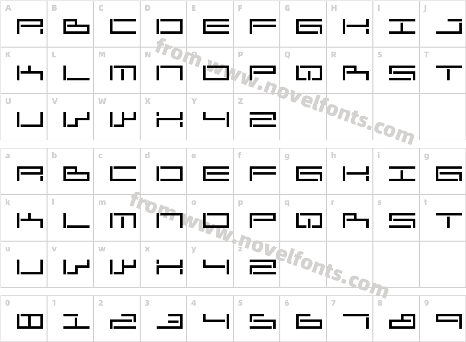 AnaScriptCharacter Map