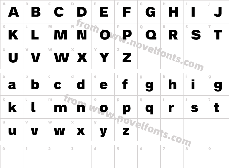 Analogue85BlackCharacter Map