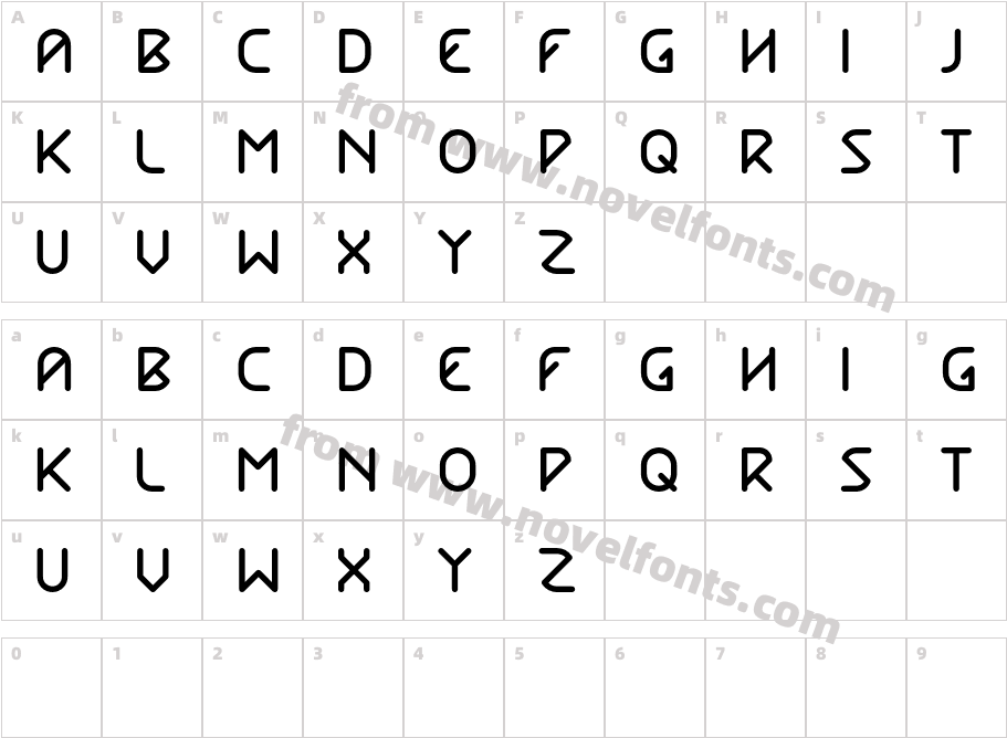 CROXCharacter Map