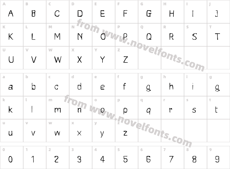 CRU-Nattapong-HandWritten-RegulCharacter Map