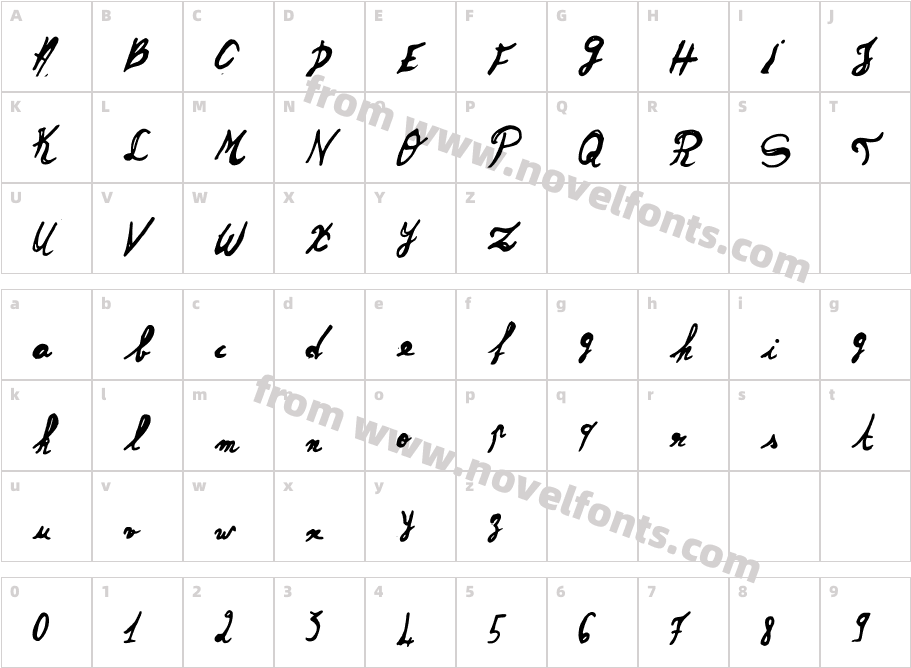 Angeli2Character Map