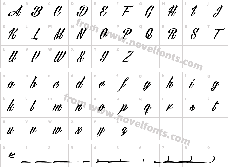 Angilla Tattoo Personal UseCharacter Map