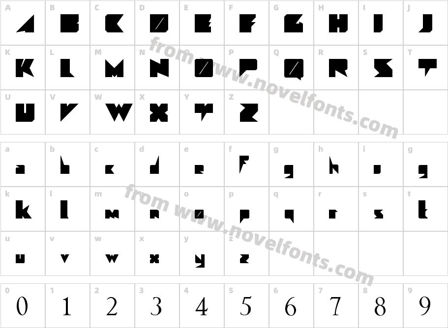 AnguloCharacter Map