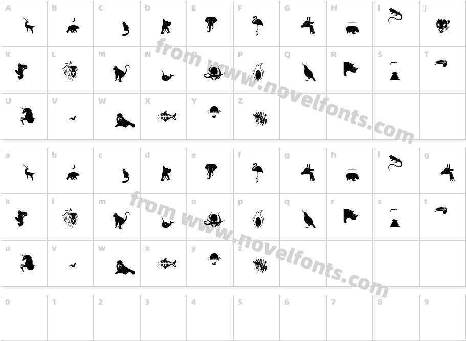 Animal Kingdom Layer Two RegularCharacter Map