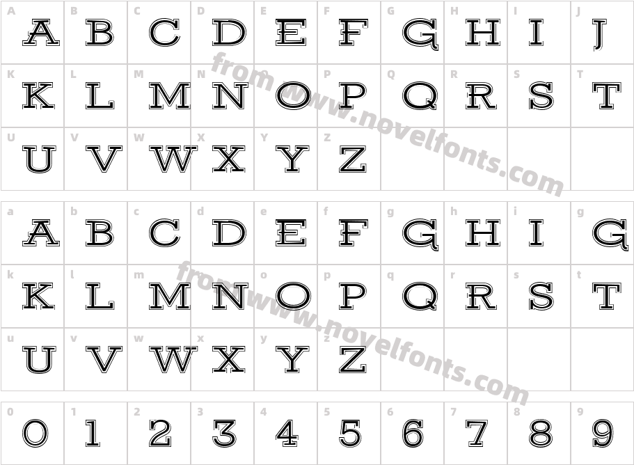 AnsleyDisplay-InlineCharacter Map