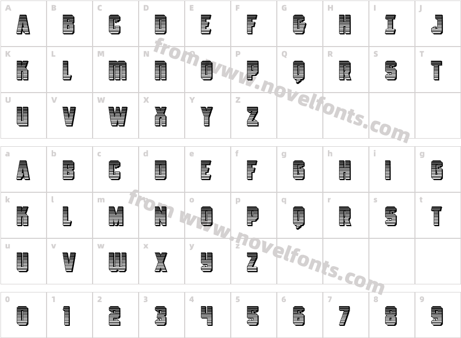 Antilles ChromeCharacter Map