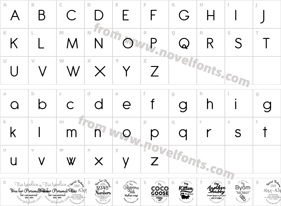 AntipastoCharacter Map