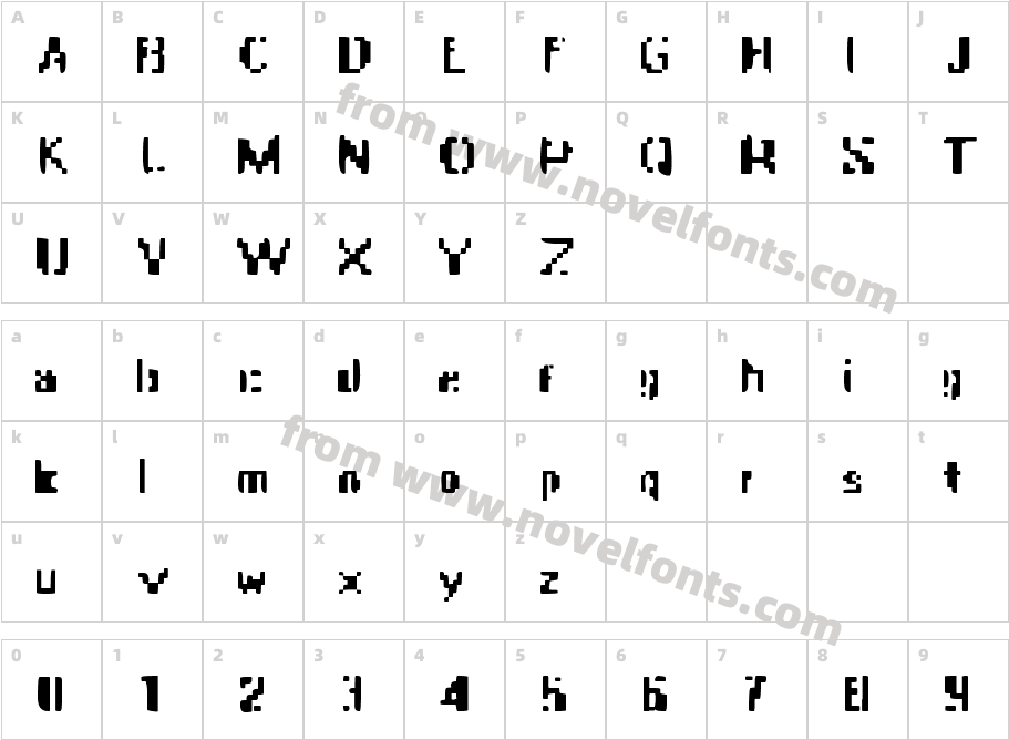 ApocalypseFaxCharacter Map