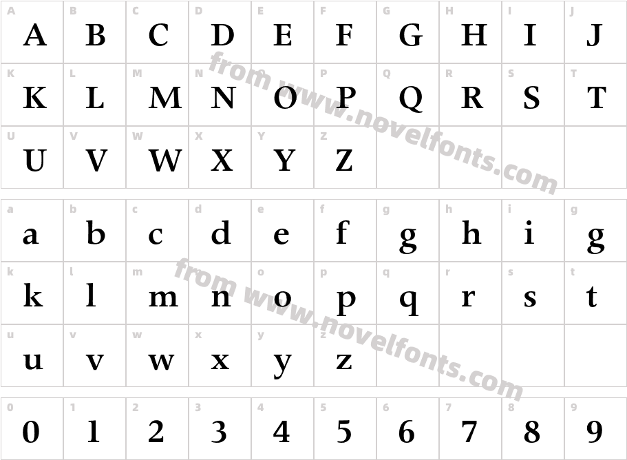 Apollo-SemiBoldCharacter Map