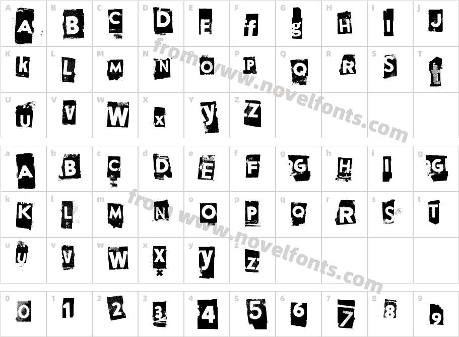 AppendixCharacter Map