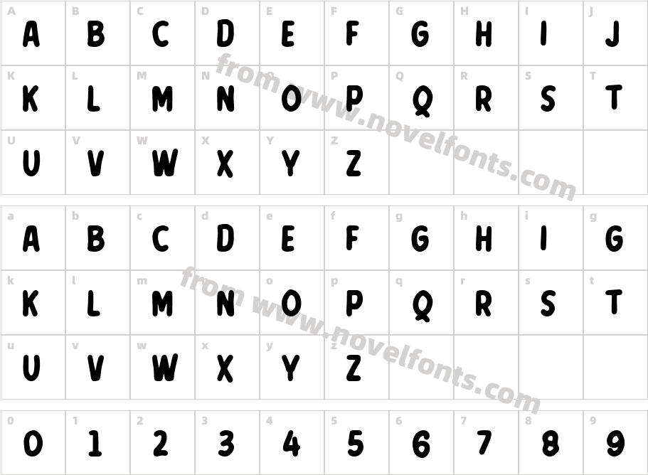 Apple PieCharacter Map