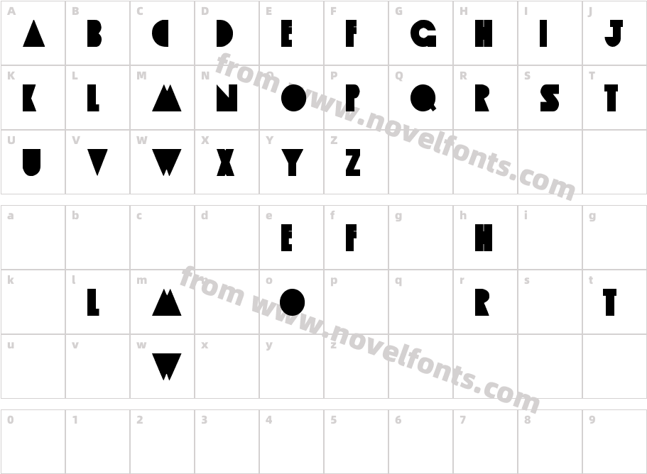 Apple TreeCharacter Map