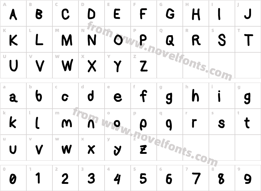 AppleStorm Extra BoldCharacter Map