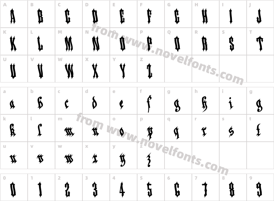 Applesauce04Character Map