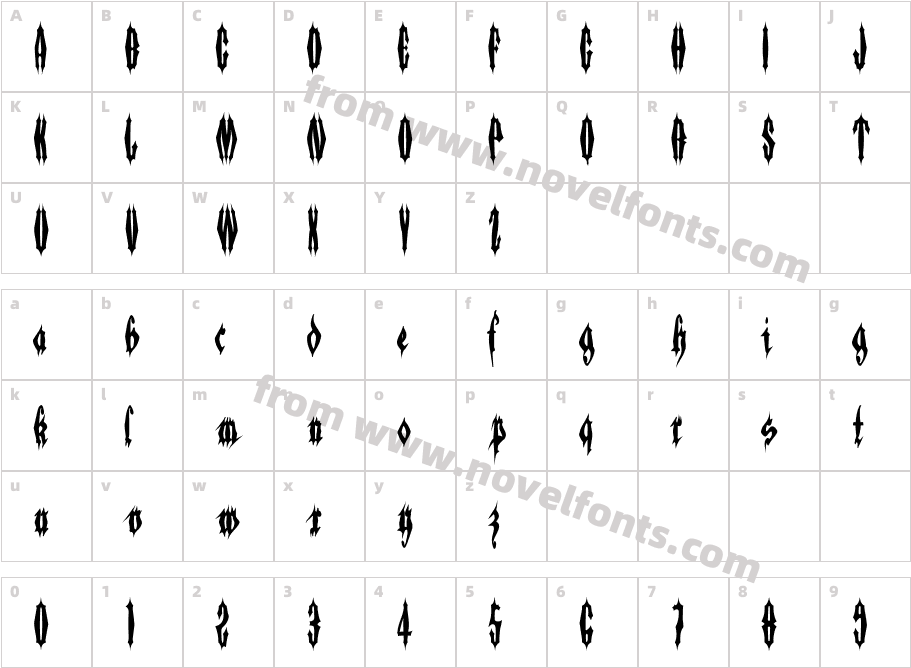 Applesauce06Character Map