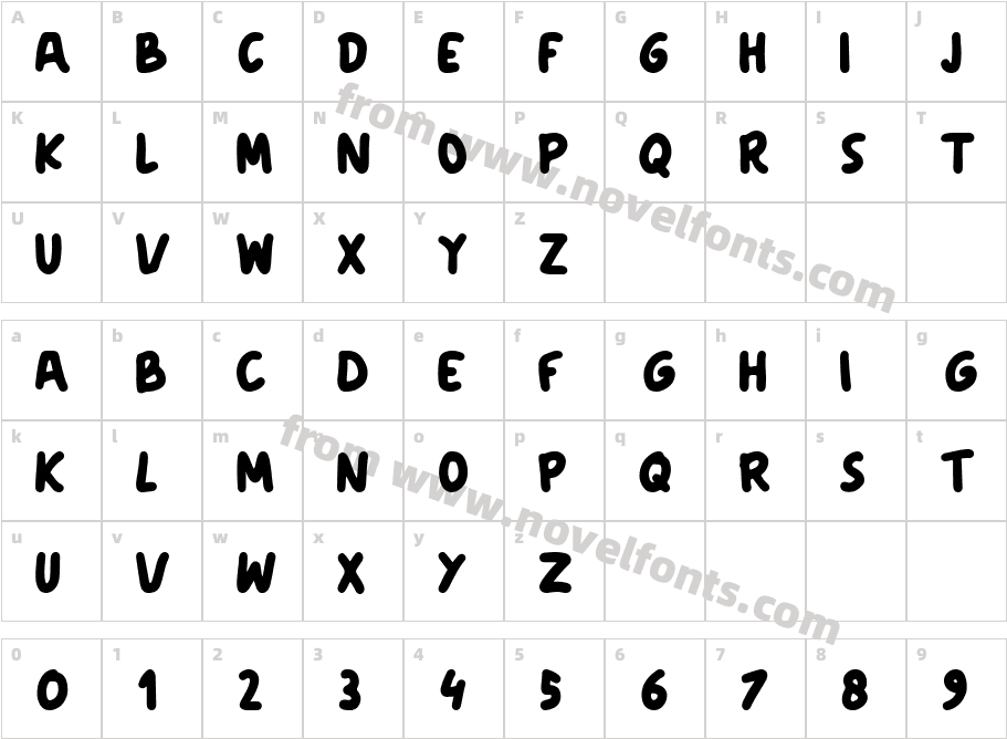 ApricotCharacter Map