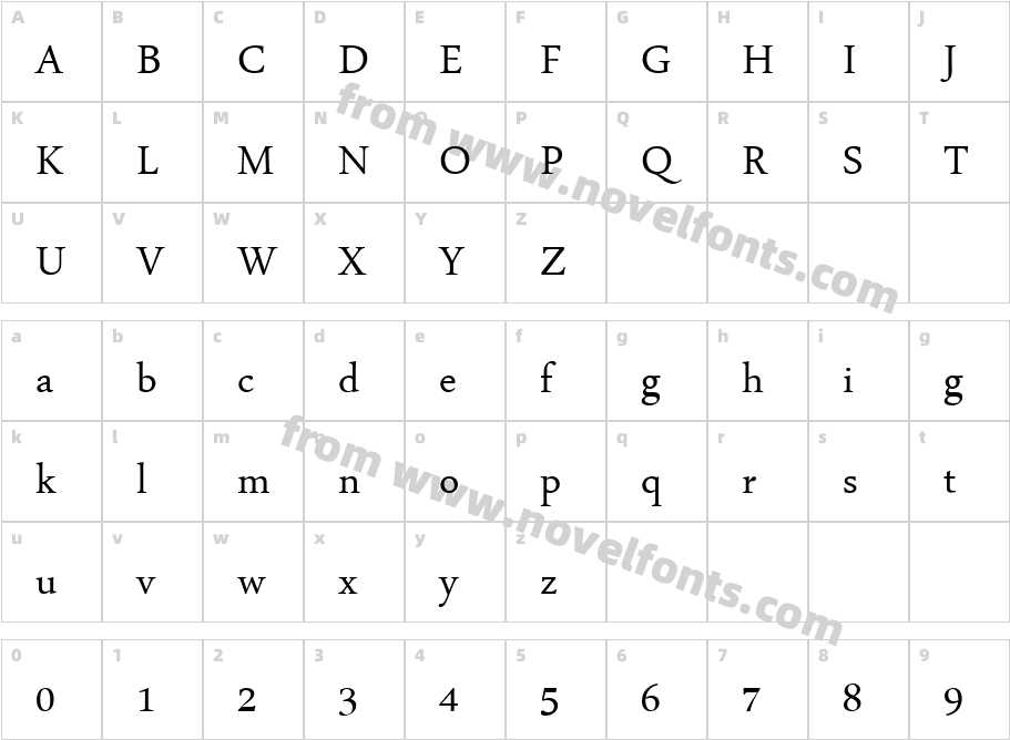 Arabic TypesettingCharacter Map