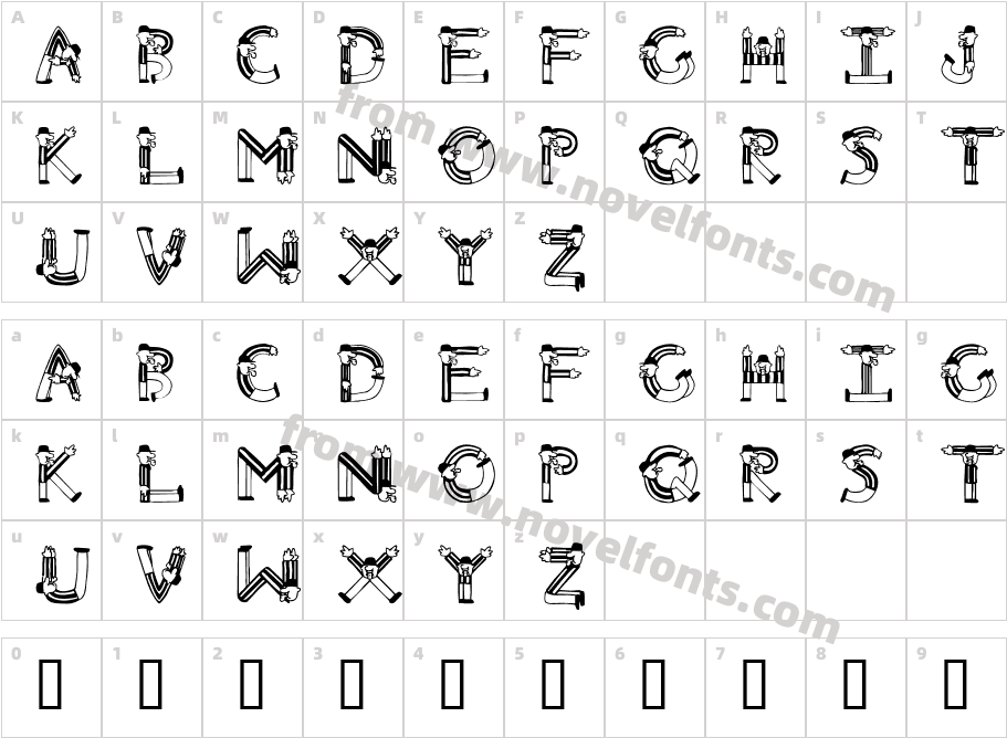 ArbitreCharacter Map