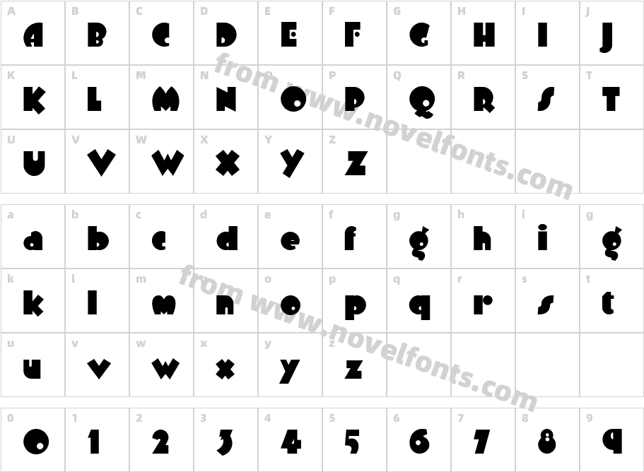 Arbuckle Remix NFCharacter Map