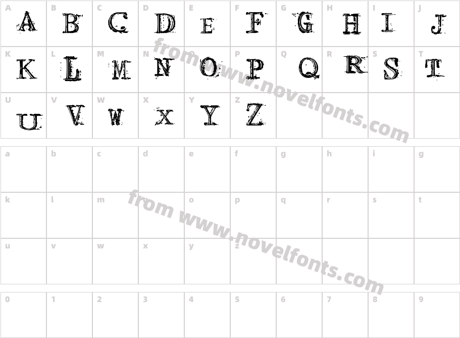 Arcade FireCharacter Map