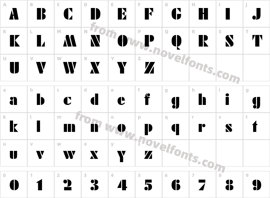 ArmyBlack PlainCharacter Map