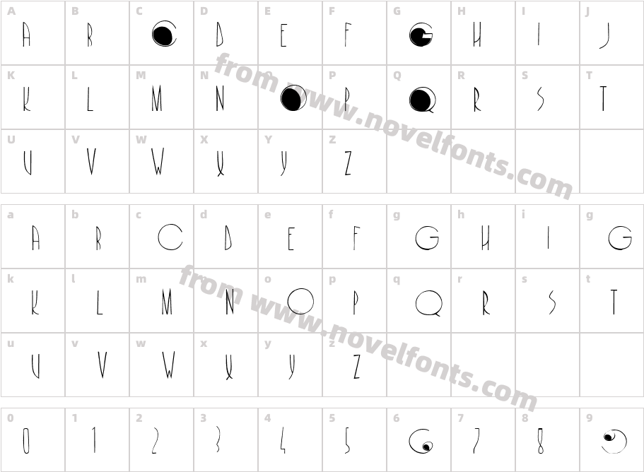 CafeNoirFillCharacter Map