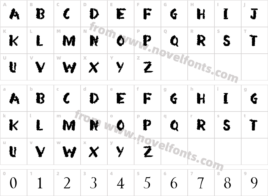 ArsonistCharacter Map