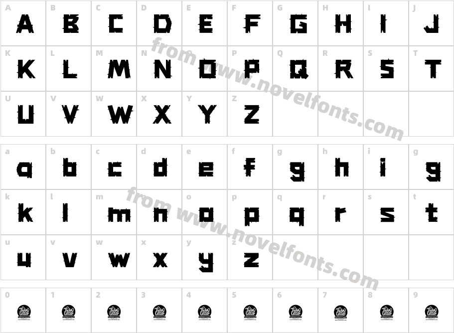 Cagtus Personal UseCharacter Map