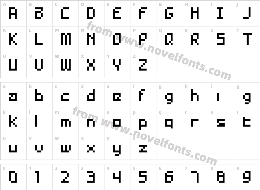 Asai Haxxor RegularCharacter Map