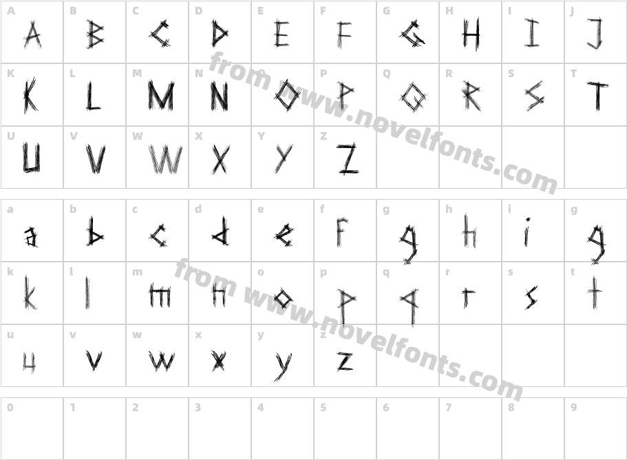 Cakar AyamCharacter Map