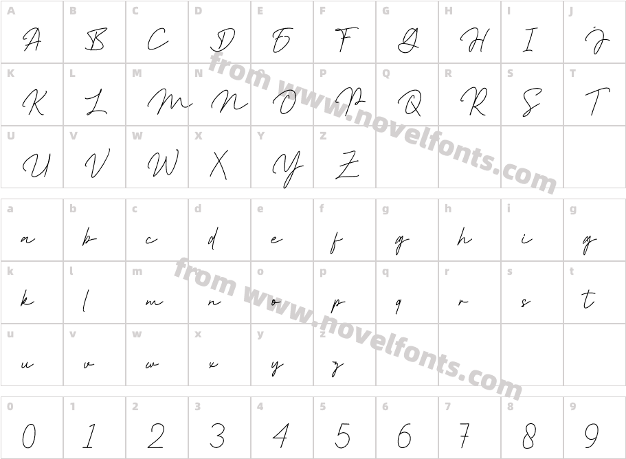 Aslaha Biladina SignatureCharacter Map