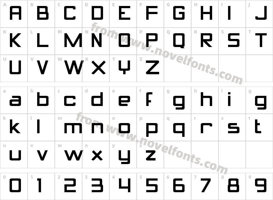 CalculaCharacter Map