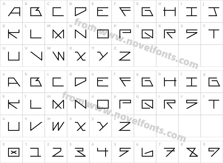 AsteriskPlainCharacter Map