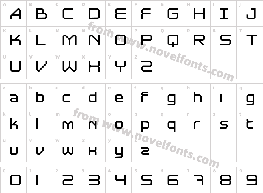 AstrolyteCharacter Map