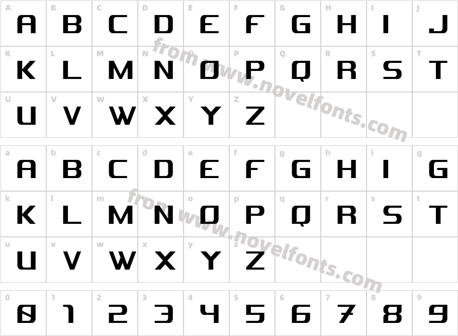 Astron LightCharacter Map