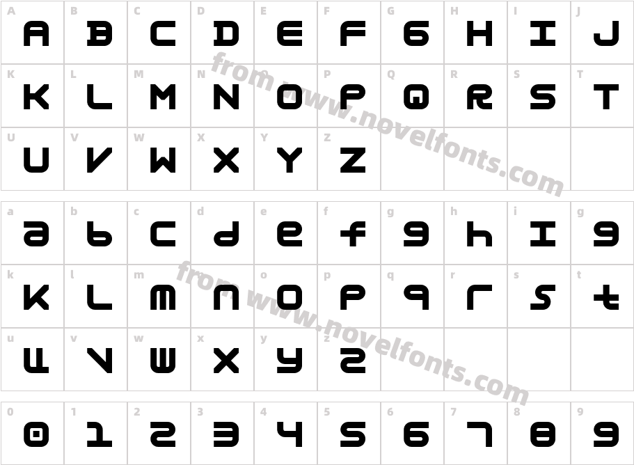 AstronomicMonoCharacter Map