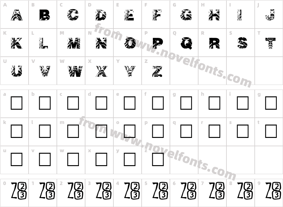 Asunder by ZONE23Character Map