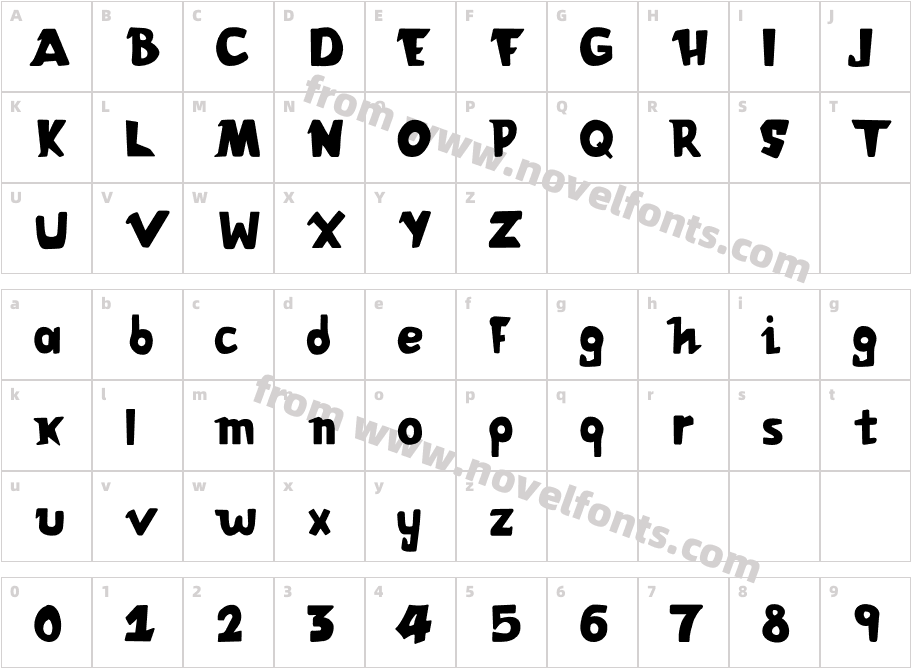 AthenaVKFRegularCharacter Map