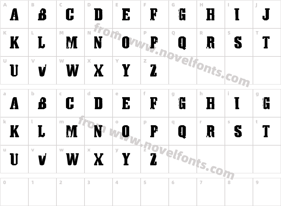 AthleticTown v0.1Character Map