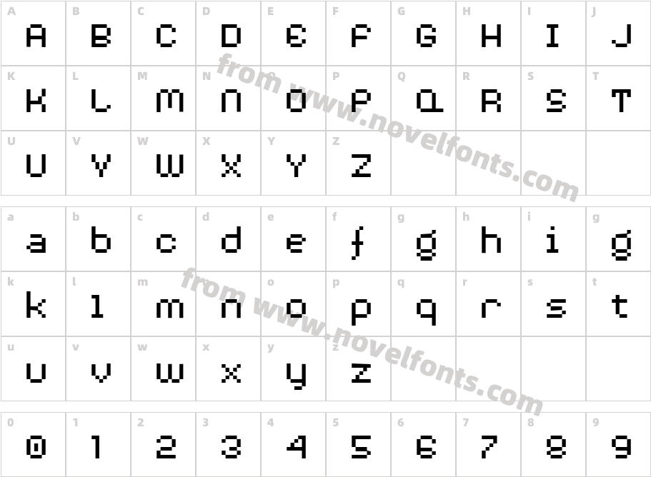 AuX DotBitC XtraCharacter Map