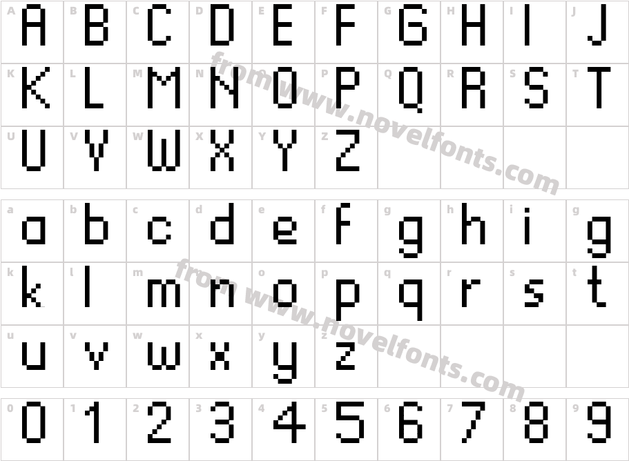 Aurora ExtendedCharacter Map