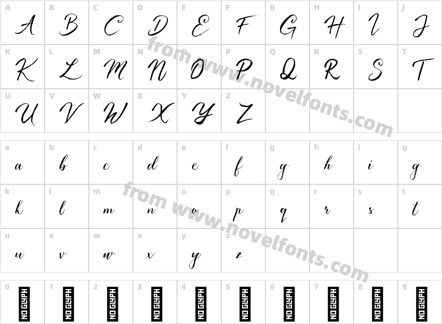 Authentic RegularCharacter Map