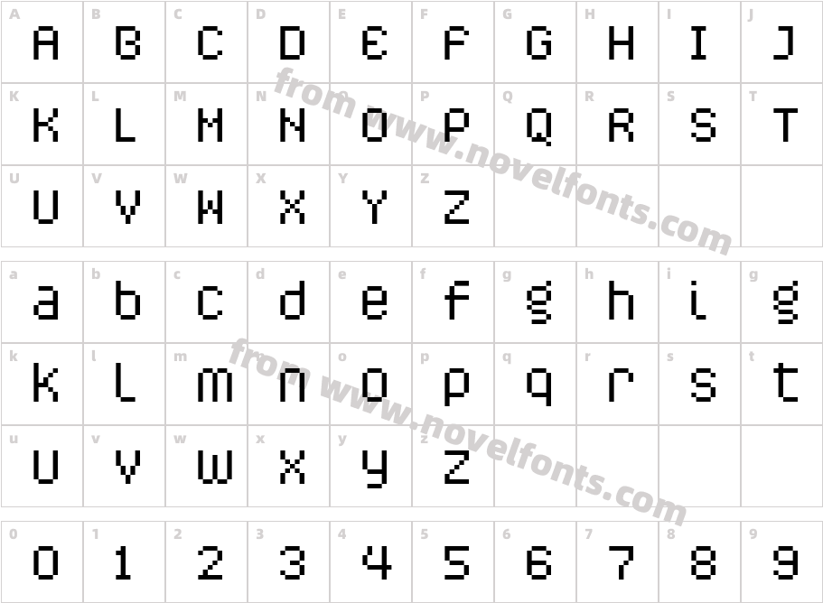 Caliper AlternateCharacter Map