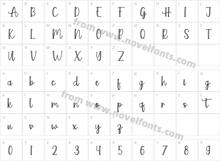 AutumnGardenRegularCharacter Map