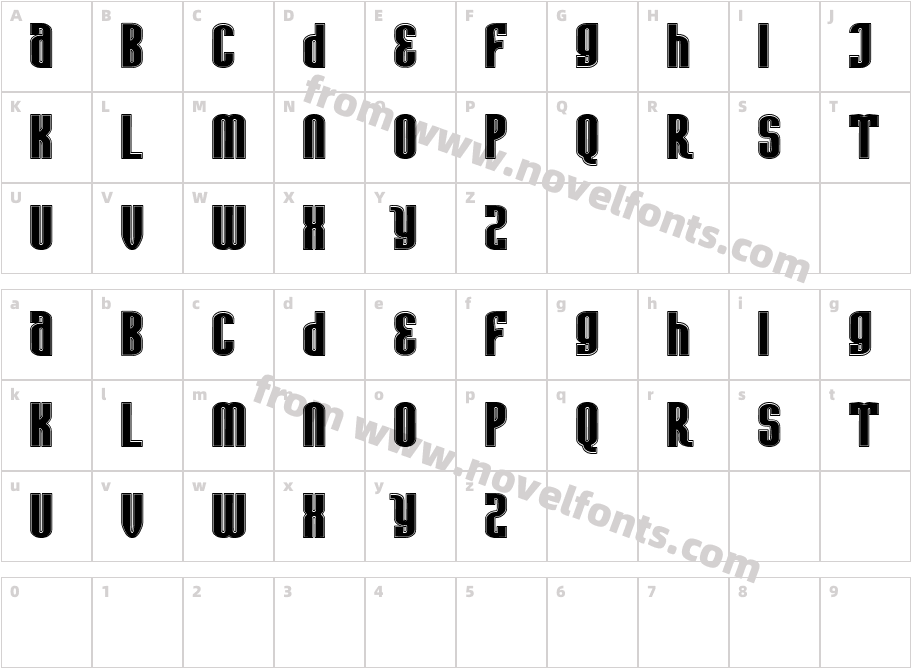 Avatar BoldCharacter Map