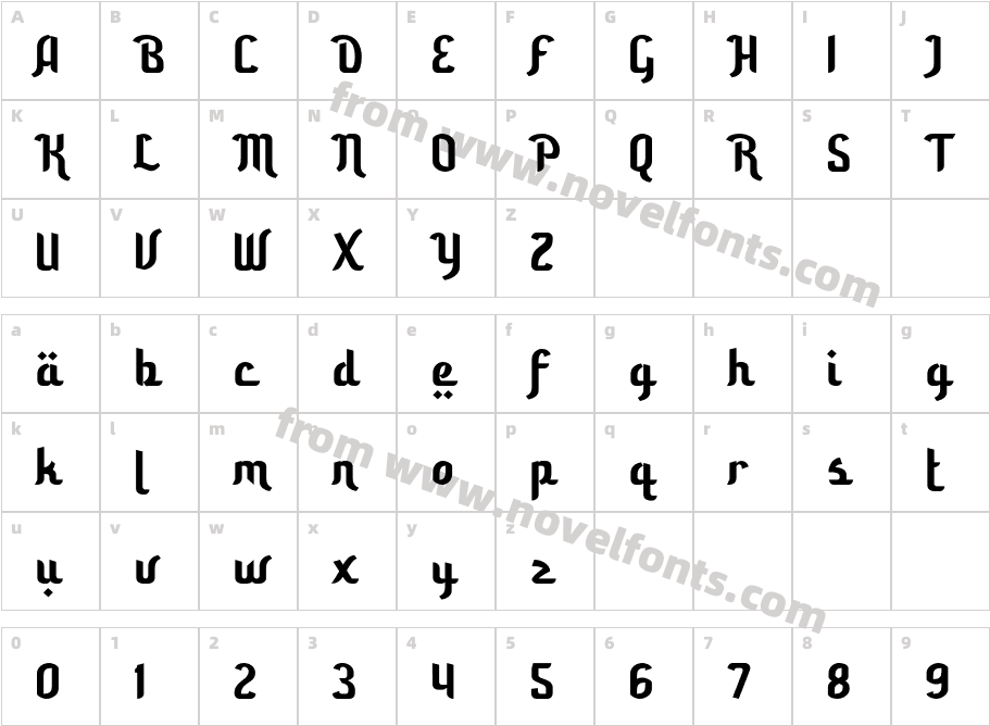 Awal RamadhanCharacter Map