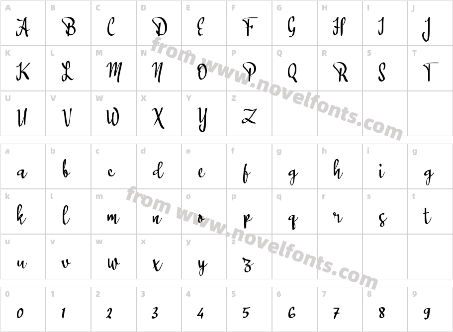 Awanipun_Character Map