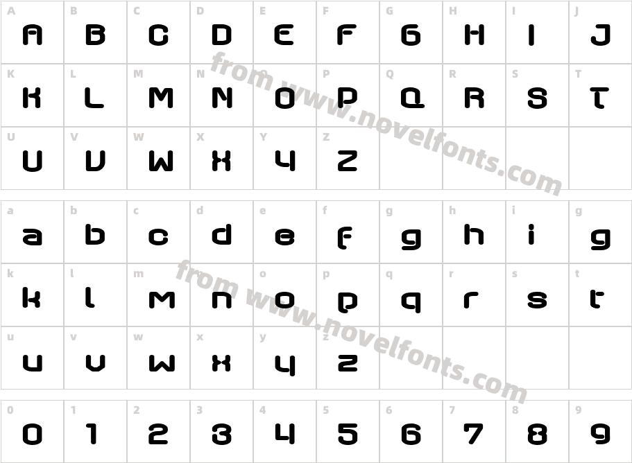 AxaxaxCharacter Map